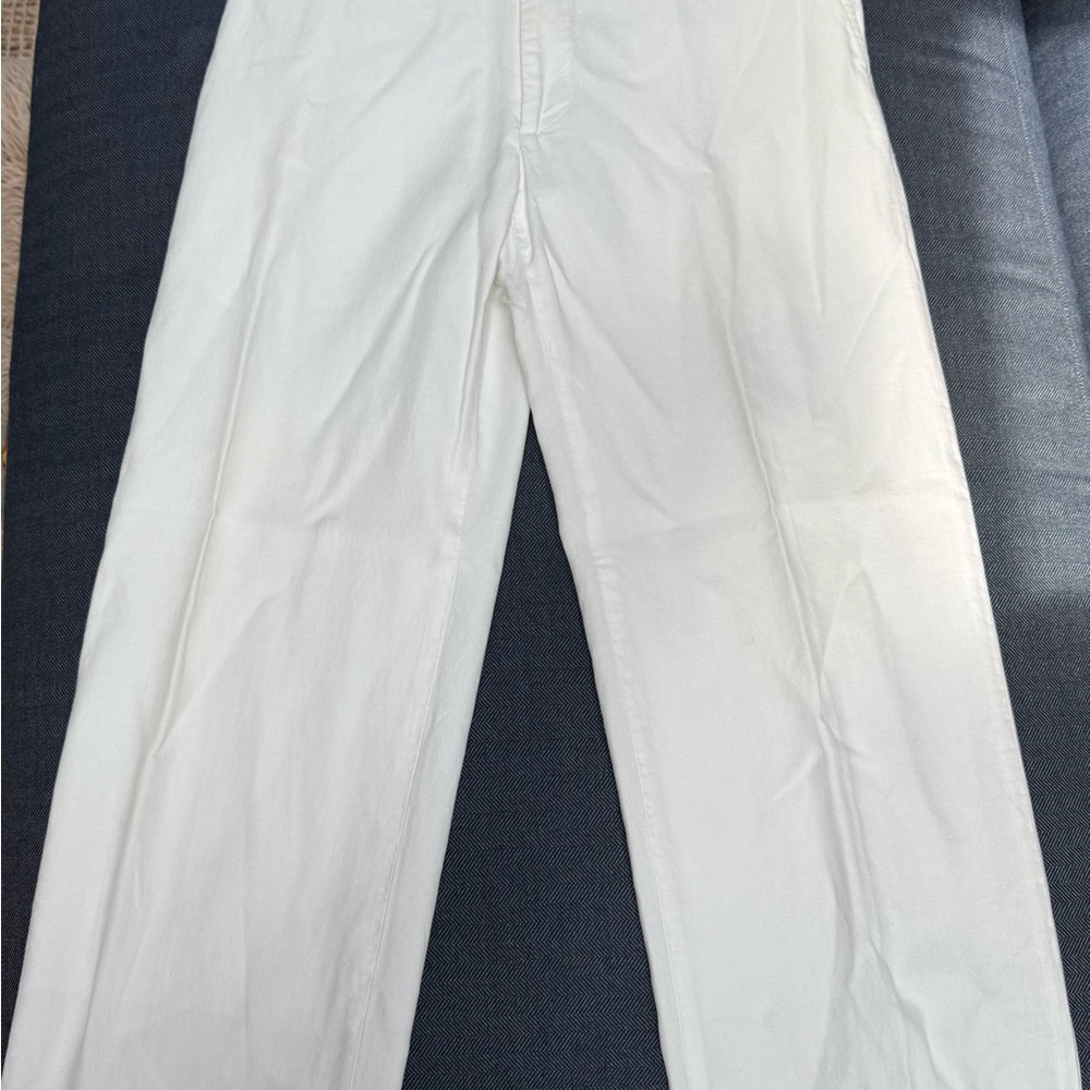 Claiborne White Linen Pants